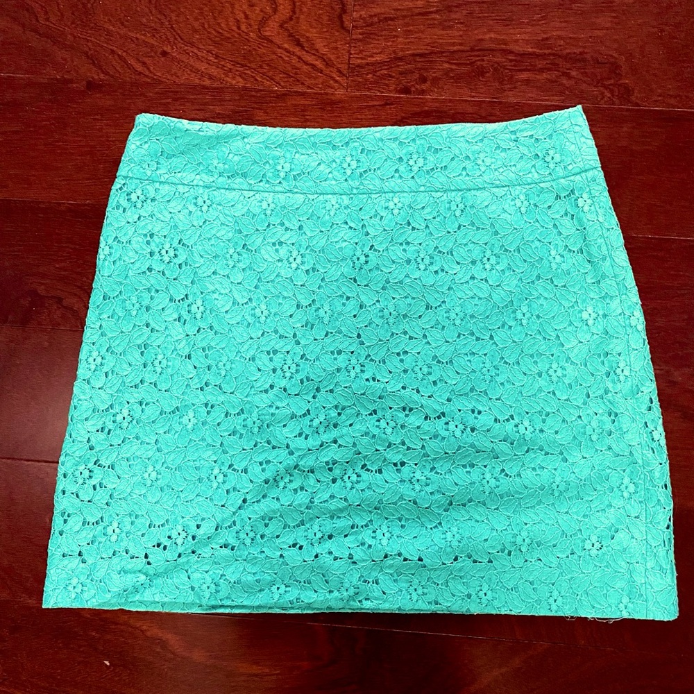 Loft lace skirt with back zipper